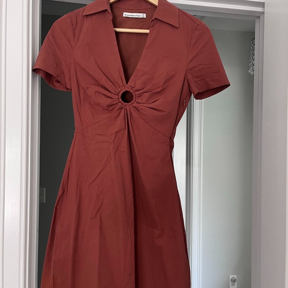 NWOT Abercrombie O-ring Shirt Dress